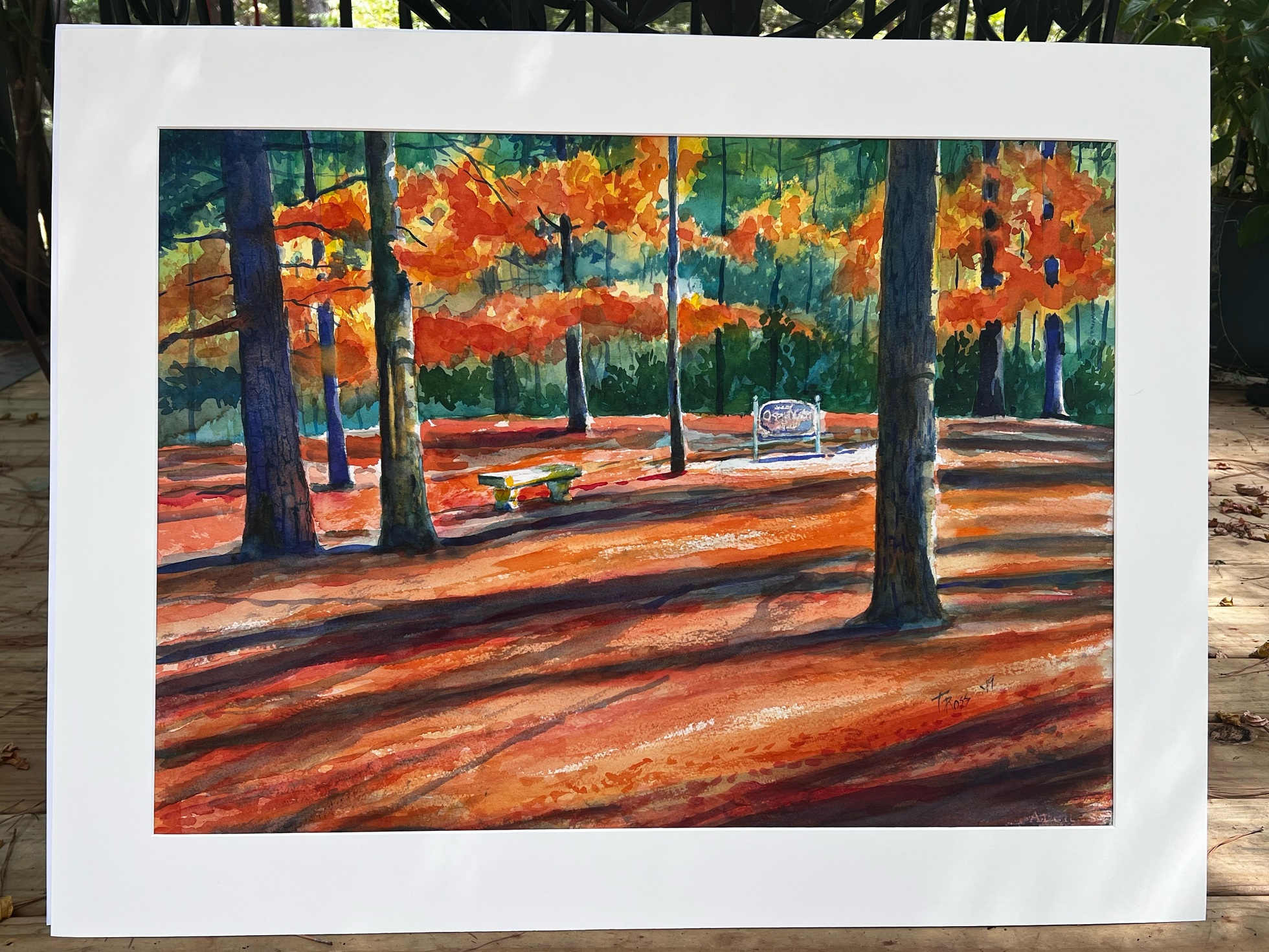 Watercolor by Tom Ross - Barks & Bids Online Auction